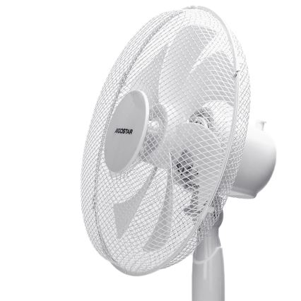 Aigostar - Staande ventilator 50W/230V 120 cm wit