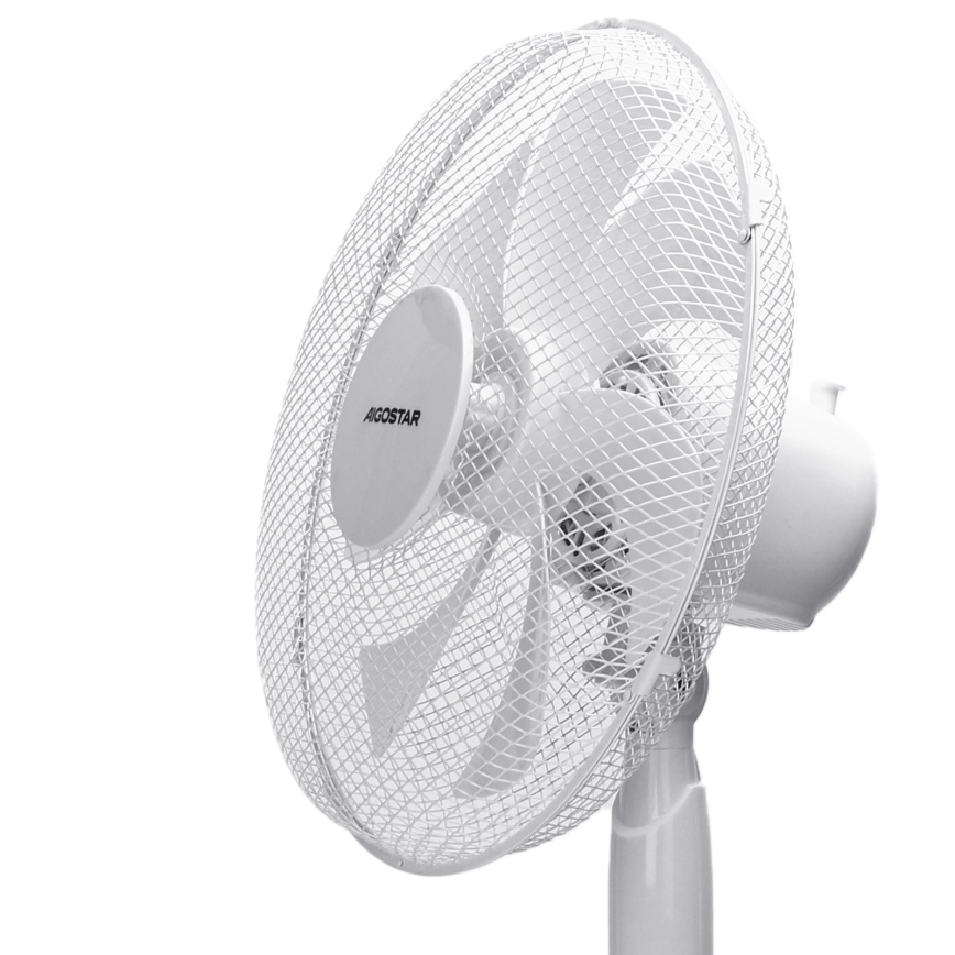 Aigostar - Staande ventilator 50W/230V 120 cm wit