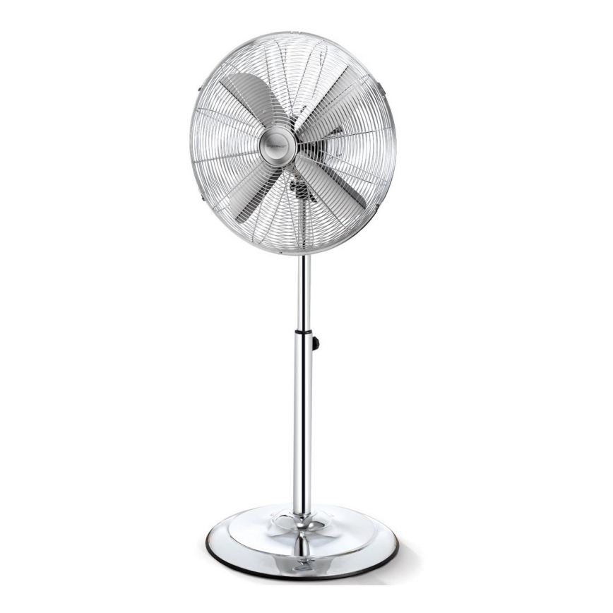 Aigostar - Staande ventilator 50W/230V 44,8 cm glanzend chroom