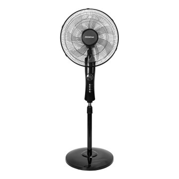 Aigostar - Staande ventilator 50W/230V zwart + afstandsbediening
