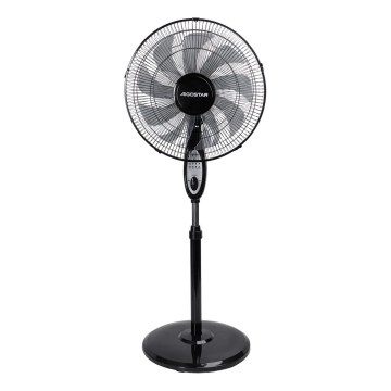 Aigostar - Staande ventilator 55W/230V 130 cm zwart + afstandsbediening