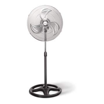 Aigostar - Staande ventilator 55W/230V glanzend chroom/zwart