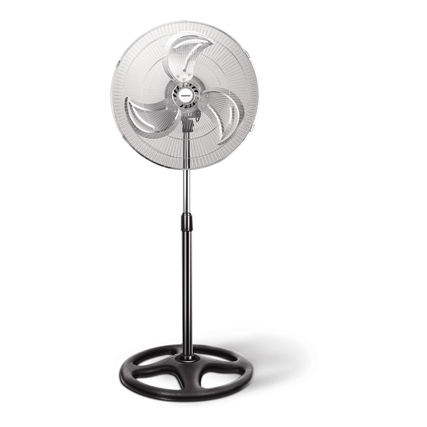 Aigostar - Staande ventilator 55W/230V glanzend chroom/zwart