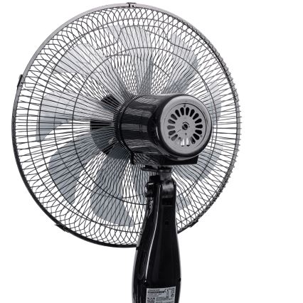 Aigostar - Staande ventilator 60W/230V 130 cm zwart + afstandsbediening