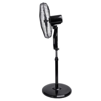 Aigostar - Staande ventilator 60W/230V 130 cm zwart + afstandsbediening