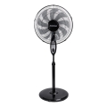 Aigostar - Staande ventilator 60W/230V 130 cm zwart + afstandsbediening
