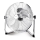 Aigostar - Staande ventilator 60W/230V 44,5 cm glanzend chroom