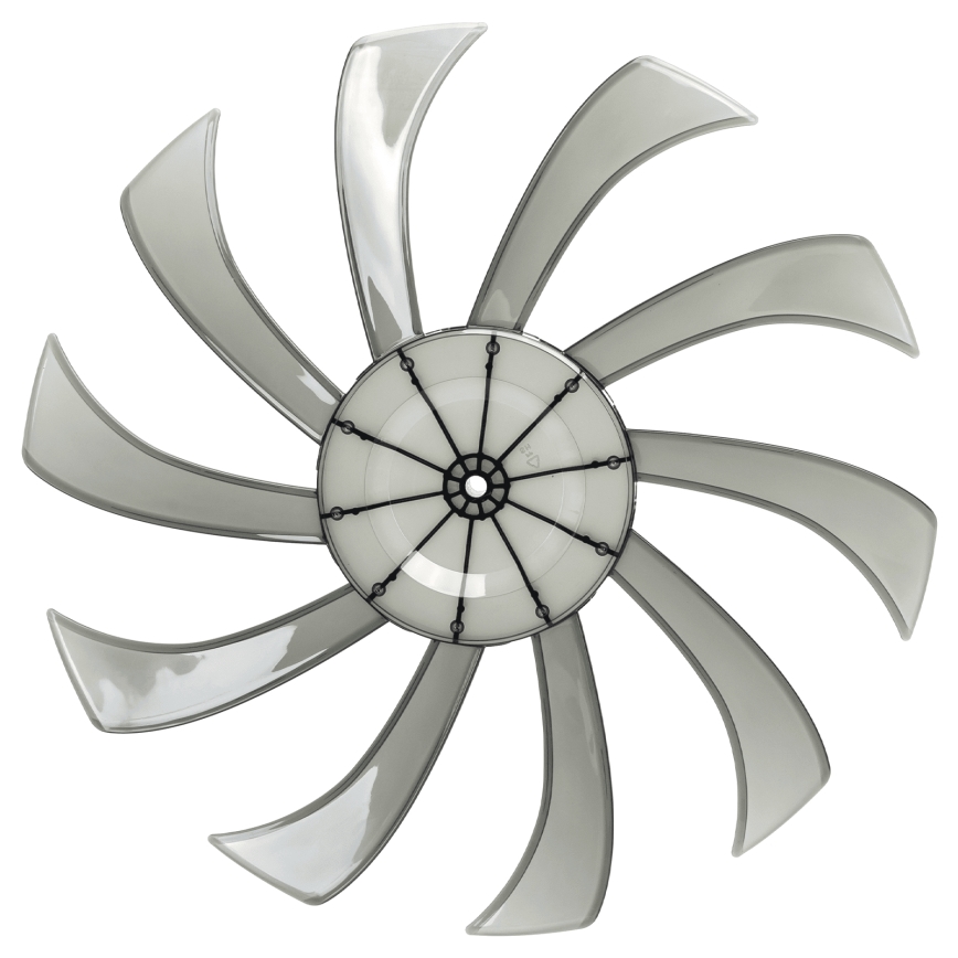 Aigostar - Staande ventilator 60W/230V zwart + afstandsbediening