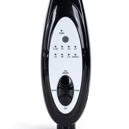 Aigostar - Staande ventilator 60W/230V zwart + afstandsbediening