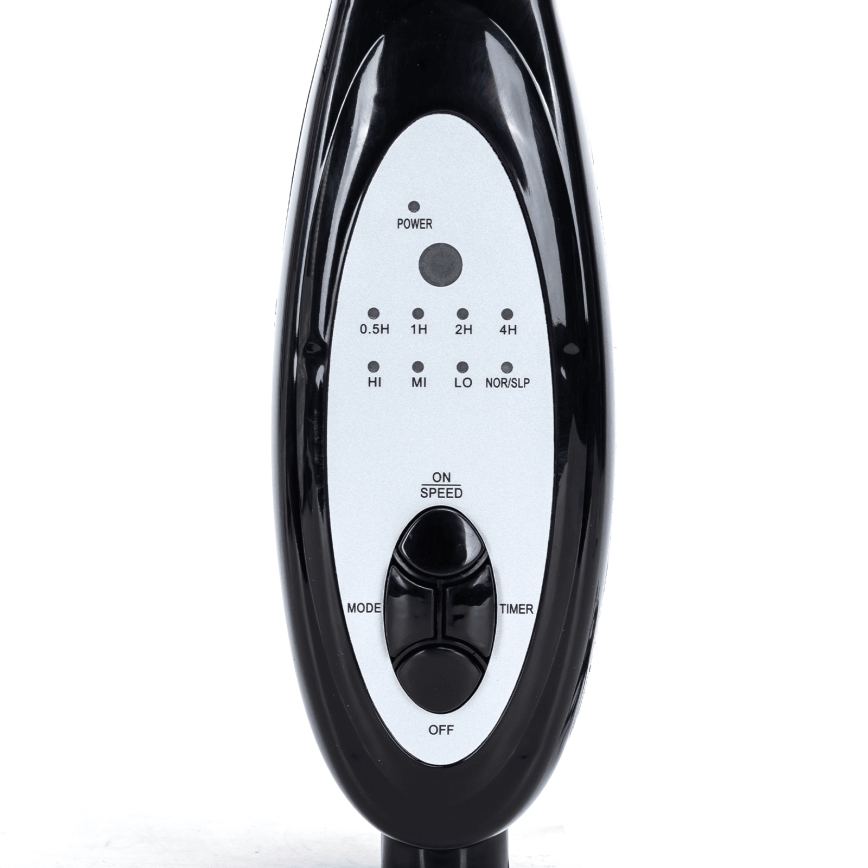 Aigostar - Staande ventilator 60W/230V zwart + afstandsbediening