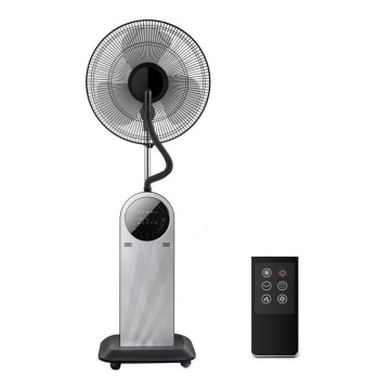 Aigostar - Staande ventilator met misteffect MIST 95W/230V + afstandsbediening