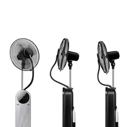 Aigostar - Staande ventilator met mistfunctie MIST 95W/230V + afstandsbediening