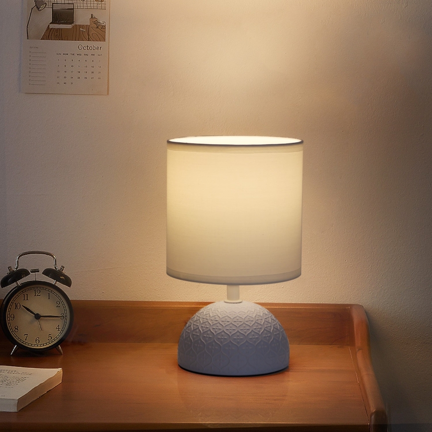 Aigostar - Tafellamp 1xE14/40W/230V blauw/wit