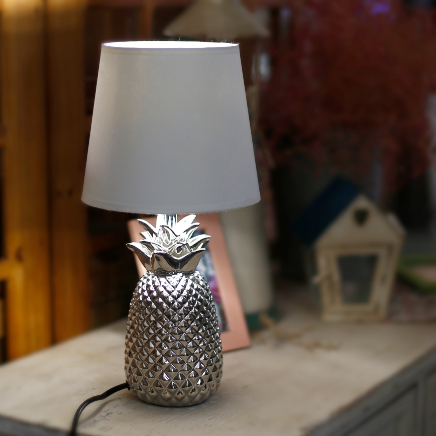 Aigostar - Tafellamp 1xE14/40W/230V glanzend chroom