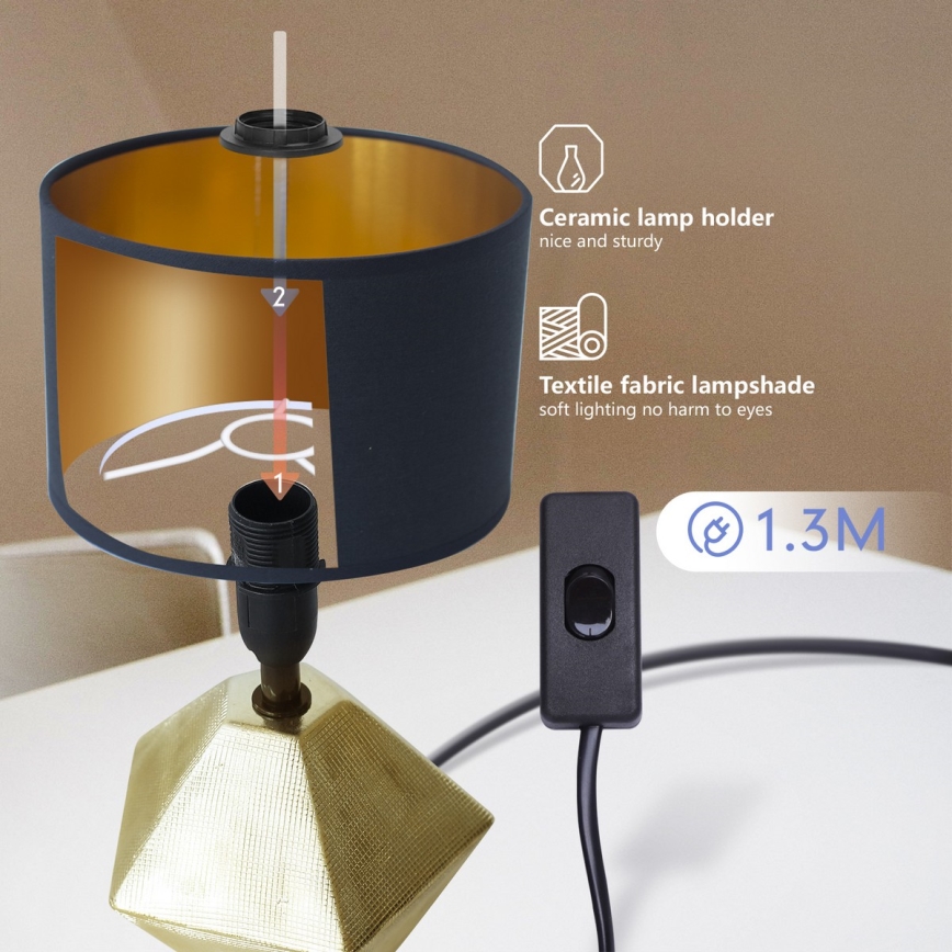 Aigostar - Tafellamp 1xE14/40W/230V