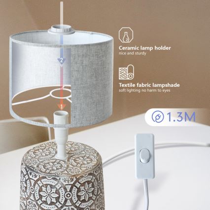 Aigostar - Tafellamp 1xE14/40W/230V
