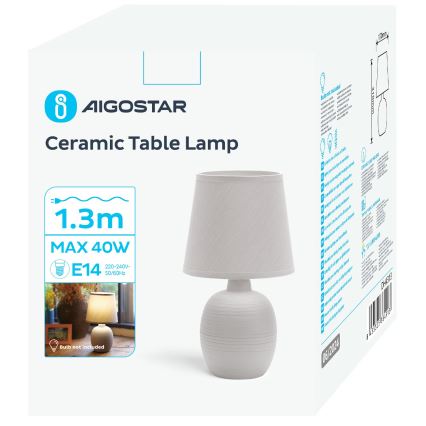 Aigostar - Tafellamp 1xE14/40W/230V