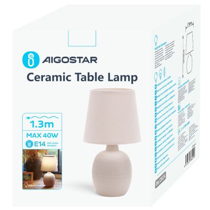 Aigostar - Tafellamp 1xE14/40W/230V