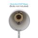 Aigostar - Tafellamp 1xE27/36W/230V zilver/chroom