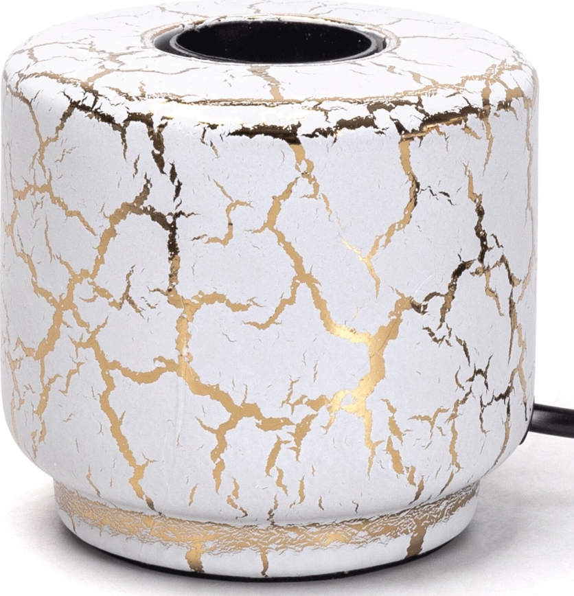 Aigostar - Tafellamp 1xE27/60W/230V wit/goud