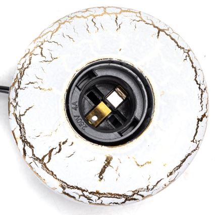 Aigostar - Tafellamp 1xE27/60W/230V wit/goud