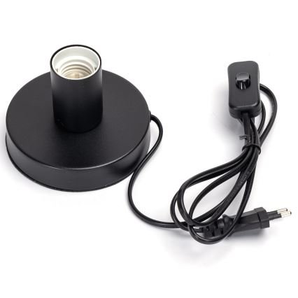 Aigostar - Tafellamp 1xE27/60W/230V zwart