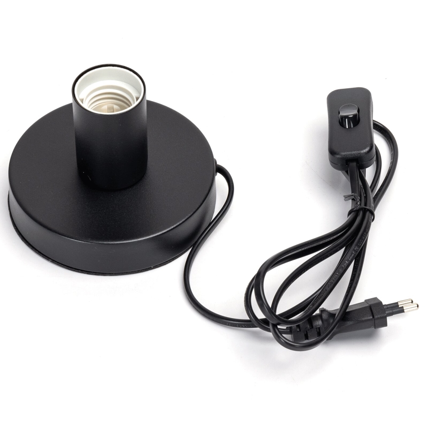 Aigostar - Tafellamp 1xE27/60W/230V zwart