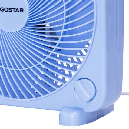 Aigostar - Tafelventilator 30W/230V blauw