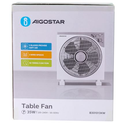 Aigostar - Tafelventilator 35W/230V