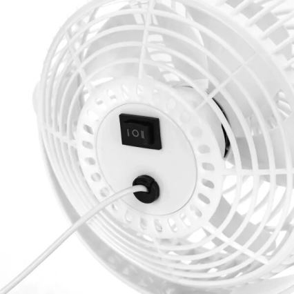 Aigostar - Tafelventilator 3W/5V wit