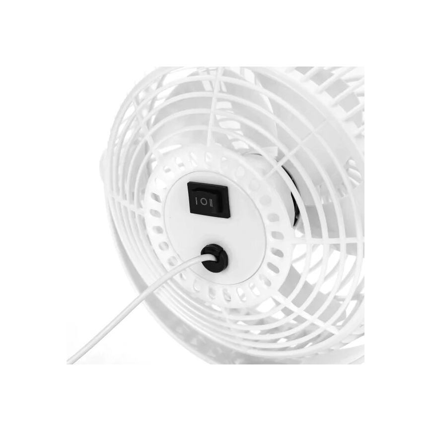 Aigostar - Tafelventilator 3W/5V wit