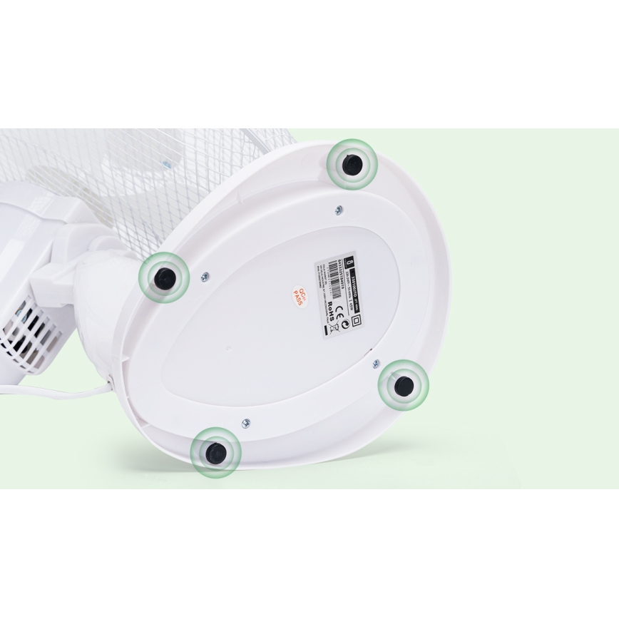 Aigostar - Tafelventilator 40W/230V wit
