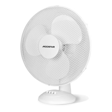 Aigostar - Tafelventilator 50W/230V wit