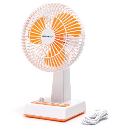 Aigostar - Tafelventilator 6W/USB