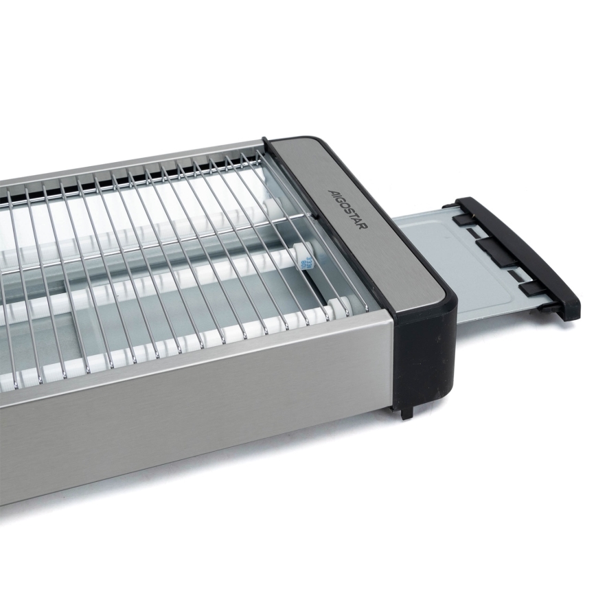 Aigostar - Toaster 840-1000W/230V mat chroom