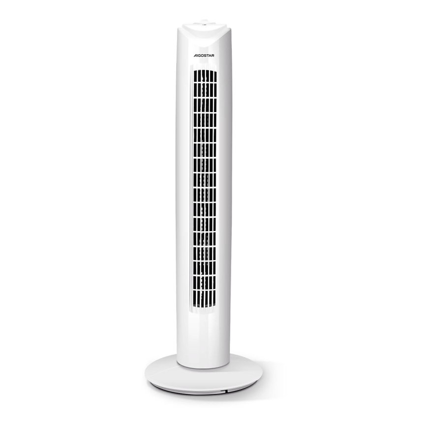 Aigostar - Toren ventilator 45W/230V wit