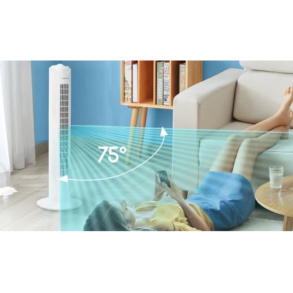 Aigostar - Toren ventilator 45W/230V wit