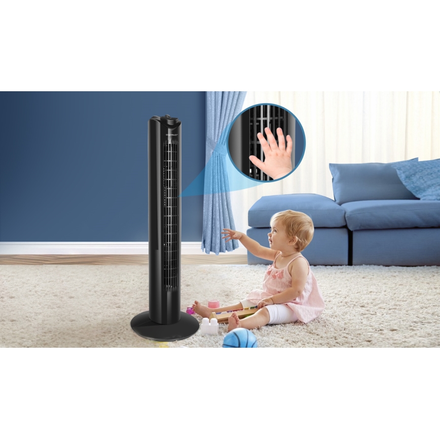 Aigostar - Toren ventilator 45W/230V zwart