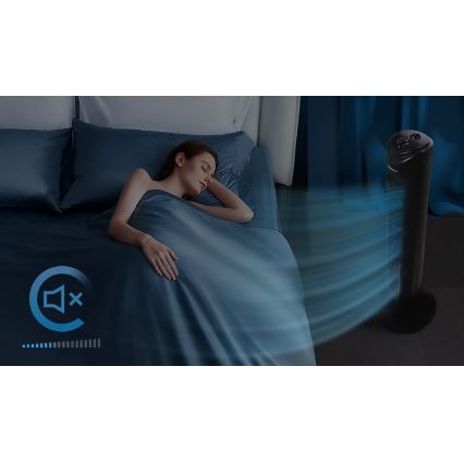 Aigostar - Toren ventilator 45W/230V zwart