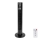 Aigostar - Toren ventilator 50W/230V zwart Wi-Fi + afstandsbediening