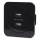 Aigostar - USB-wandcontactdoos met afdekraam 2x USB-A zwart