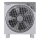 Aigostar - Vloerventilator 35W/230V Ø 30 cm wit/grijs