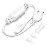 Aigostar - Voeding voor LED-strips 8 mm 400W/230V wit