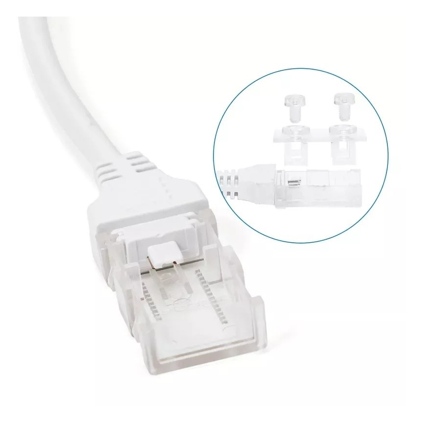 Aigostar - Voeding voor LED-strips 8 mm 600W/230V wit