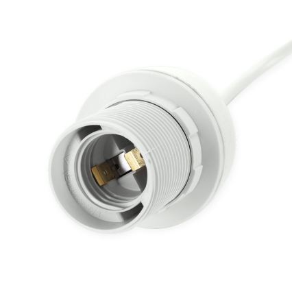Aigostar - Voedingskabel 1xE27/60W/250V wit