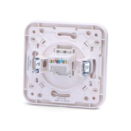 Aigostar - Wandcontactdoos met afdekraam, wit
