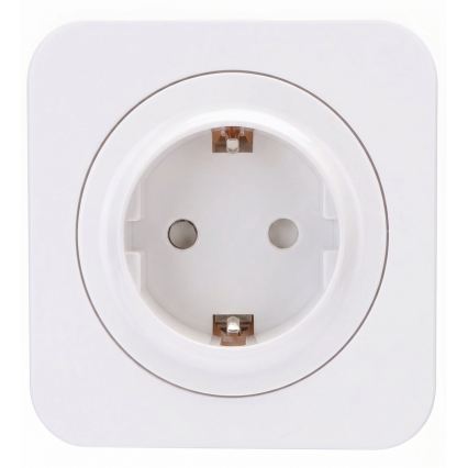 Aigostar - Wandcontactdoos met SCHUKO-afdekraam 250V/16A wit