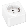 Aigostar - Wandcontactdoos SCHUKO 250V wit