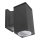 Aigostar - Wandlamp voor buiten 1xGU10/230V zwart IP65 hoekig