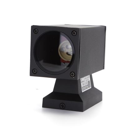 Aigostar - Wandlamp voor buiten 1xGU10/230V zwart IP65 hoekig